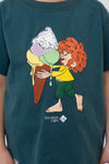 T-shirt "Pumuckl Ice Cream" - dark green (kids)