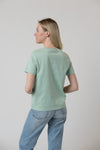 T-shirt "Pumuckl Laughs" - mint, women