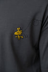 T-shirt "Peanuts: Ned mid mir" - dark gray