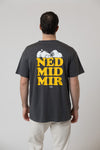 T-shirt "Peanuts: Ned mid mir" - dark gray