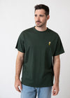 T-Shirt "Peanuts: Na, Merce" - dunkelgrün