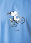T-shirt "Peanuts: Radln" - blue